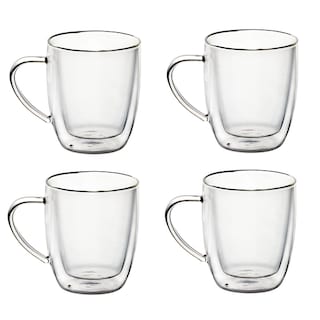 14 Oz Gl Coffee Mugs Double Walled Gles Set Of 4 On 14 Oz Gl Coffee Mugs Double Walled Gles Set Of 4