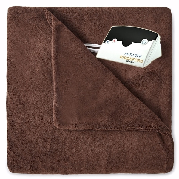 Fashion Full Biddeford microplush heated blanket