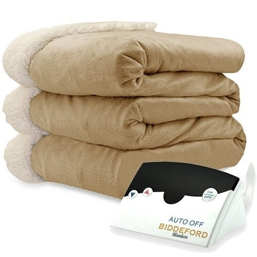 Biddeford ultra best sale sherpa heated throw