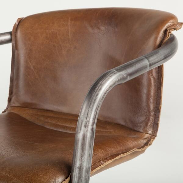 Set Of Two Chiavari Distressed Brown Leather Dining Set Of Two Chiavari Distressed Brown Leather Dining