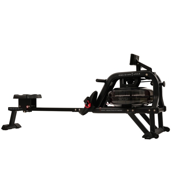 Obsidian SF-RW5713 Sunny Health /& Fitness Water Rowing Machine Rower w//LCD Monitor
