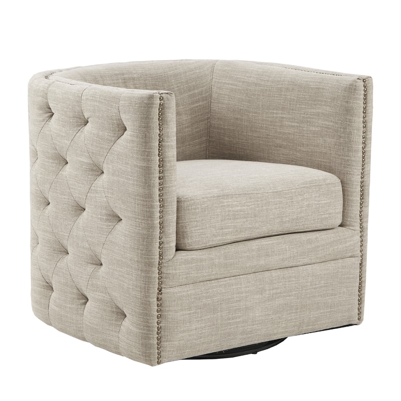 Madison Park Wilmette Upholstered 360 degree Swivel Chair