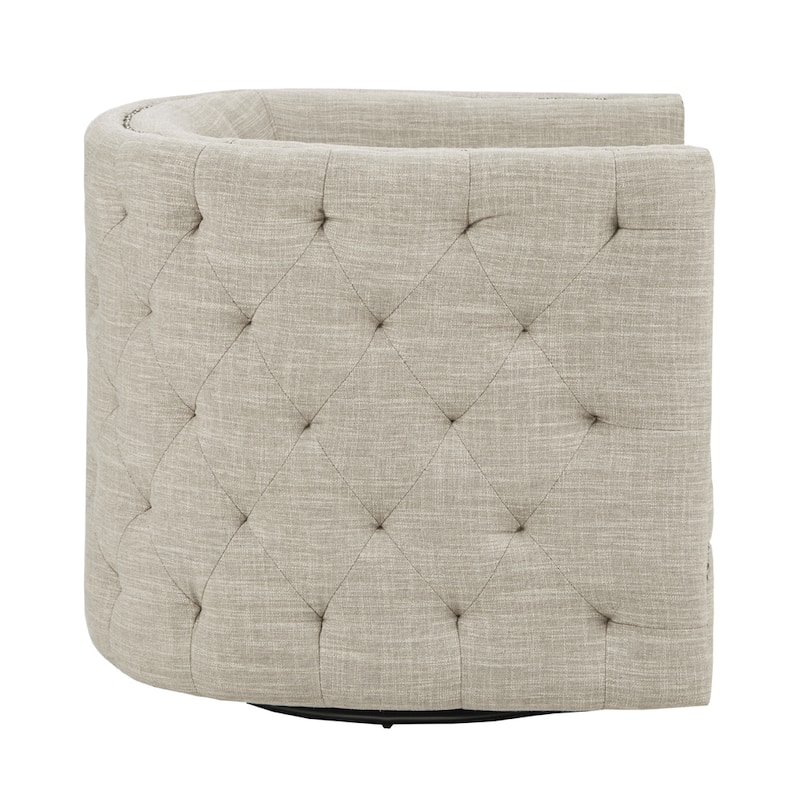 Madison Park Wilmette Upholstered 360 degree Swivel Chair