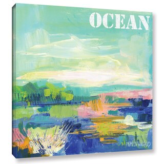 Pamela J. Wingard's 'Edisto Day Ocean' Gallery Wrapped Canvas - Bed ...