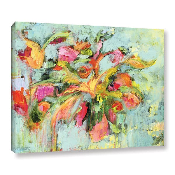 Pamela J. Wingard's 'Cheerful' Gallery Wrapped Canvas - Overstock ...