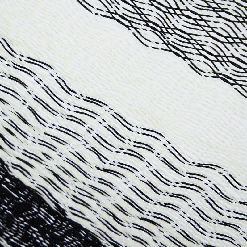 NOVICA Hammock, 'Night Stripes' - Single (Mexico)