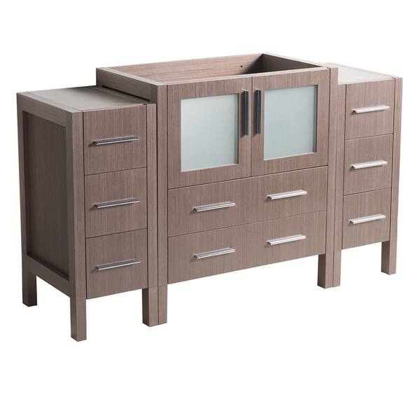 Fresca Torino 54" Gray Oak Modern Bathroom Overstock 18679773