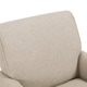 preview thumbnail 10 of 9, Handy Living Taupe-grey Linen Swivel Glider Square-back Armchair and Ottoman