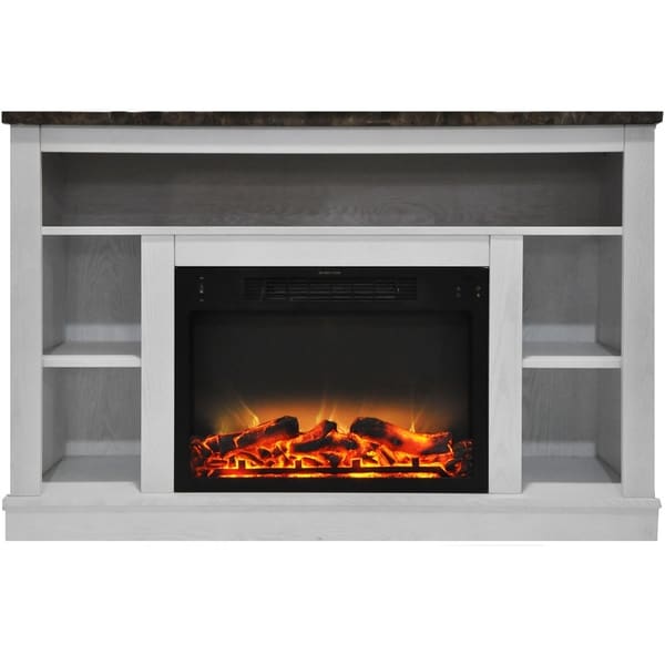 Shop Cambridge 47 In Electric Fireplace With Enhanced Log Insert