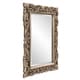 preview thumbnail 3 of 5, Allan Andrews Ornate Framed Beveled Rectangular Wall Mirror - Champagne/Silver