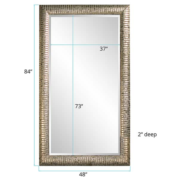 Allan Andrews Daniel Silvertoned Leaner Mirror - Gold/Silver - A/N - Gold/Silver - A/N