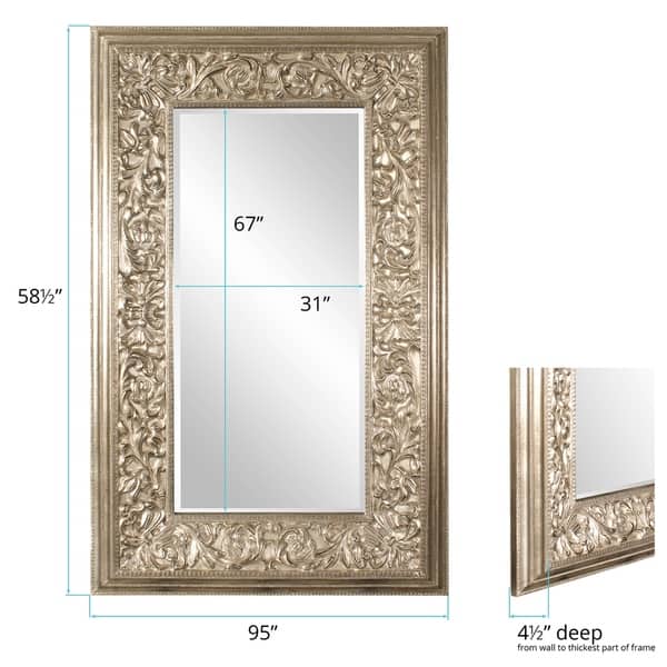 Allan Andrews Emperor Oversize Campaign Mirror - N/A