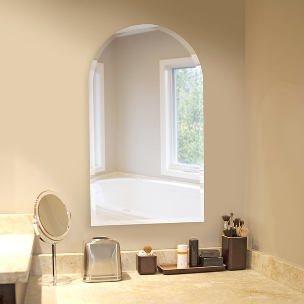 Allan Andrews Frameless Arched Wall Mirror
