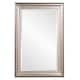 preview thumbnail 2 of 8, Allan Andrews George Brushed Nickel Beveled Rectangle Wall Mirror