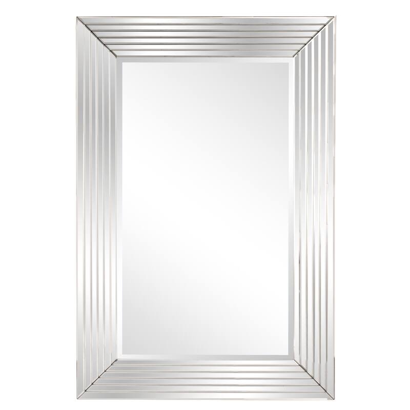 Allan Andrews Lenox Clear Glass Stepped Mirror - 39.3/4" x 59.1/2" x 2"