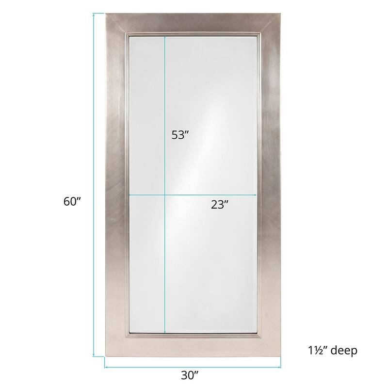 Allan Andrews Millennium Silver Large Mirror - Silver/Champagne - A