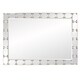 preview thumbnail 4 of 4, Allan Andrews Glass/Wood Studded Remington Wall Mirror