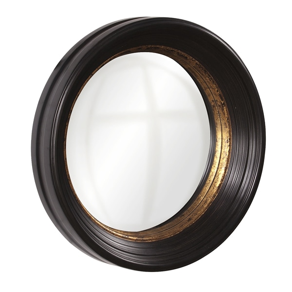 Allan Andrews Rex Convex Accent Mirror - Black/Gold