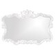 preview thumbnail 3 of 3, Allan Andrews Glossy White Ornate Framed Decorative Wall and Accent Mirror - A/N