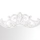 preview thumbnail 4 of 3, Allan Andrews Glossy White Ornate Framed Decorative Wall and Accent Mirror - A/N