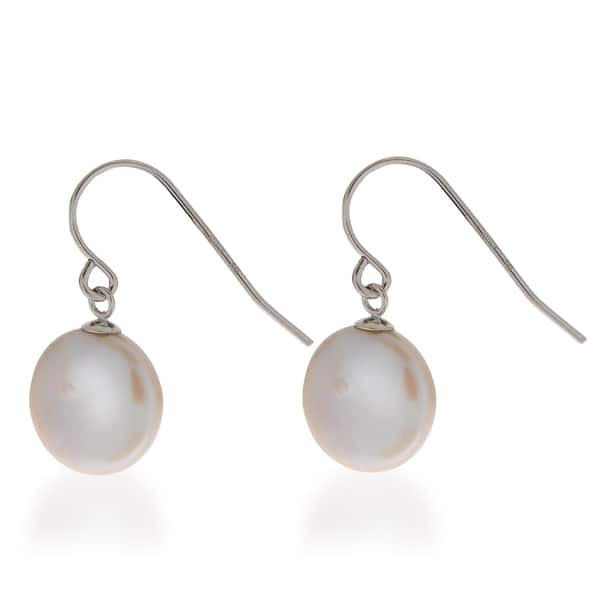 Pearre By Imperial Ss White Fw Coin Pearl Earrings Free Pearre By Imperial Ss White Fw Coin Pearl Earrings