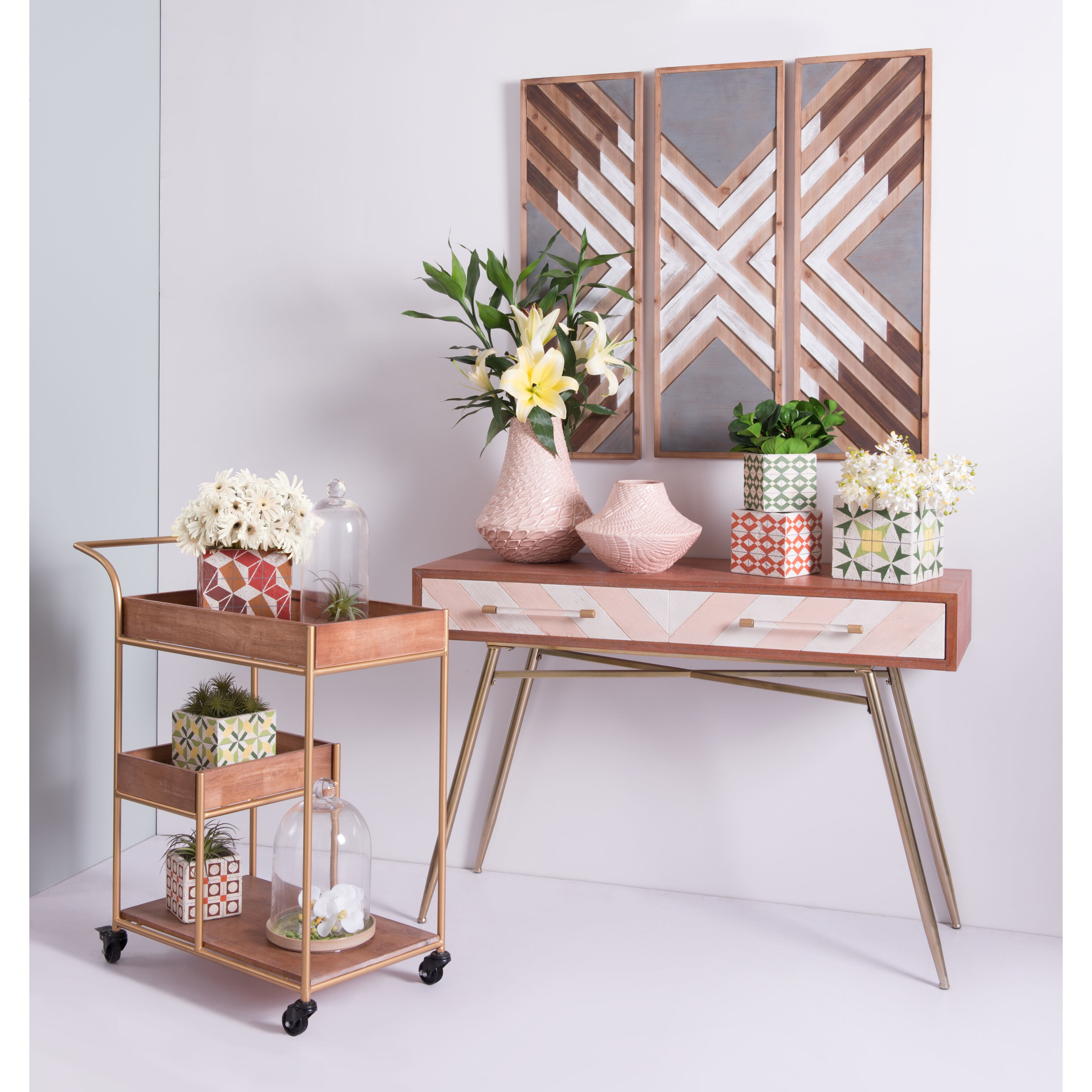 Mod Console Table Multicolor N A Bed Bath Beyond 18683883