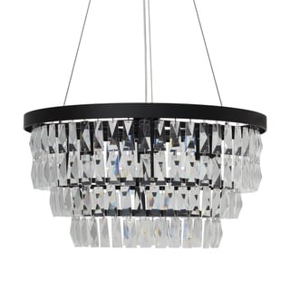 Marquis Drum Crystal Chandelier - N/A (Black) - Chandeliers For Bedrooms by Overstock.com
