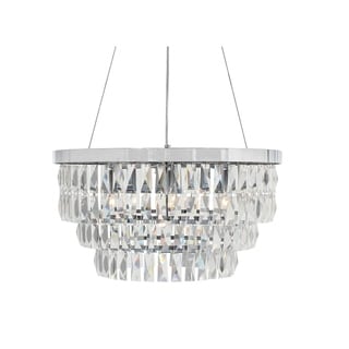 Marquis Drum Crystal Chandelier - N/A (Chrome) - Chandeliers For Bedrooms by Overstock.com