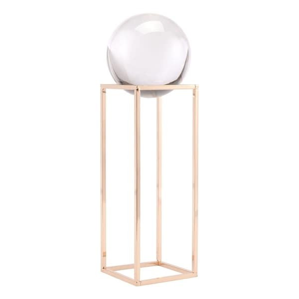 Gold Square Orb Lg Gold - N/A