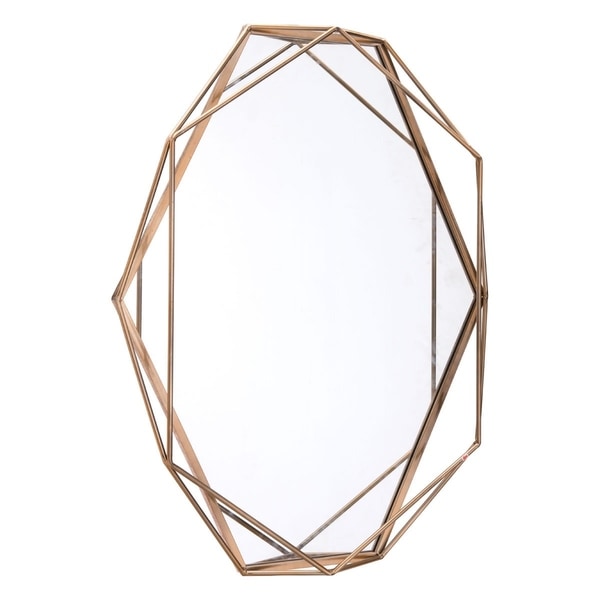 Octagonal Mirror Antique