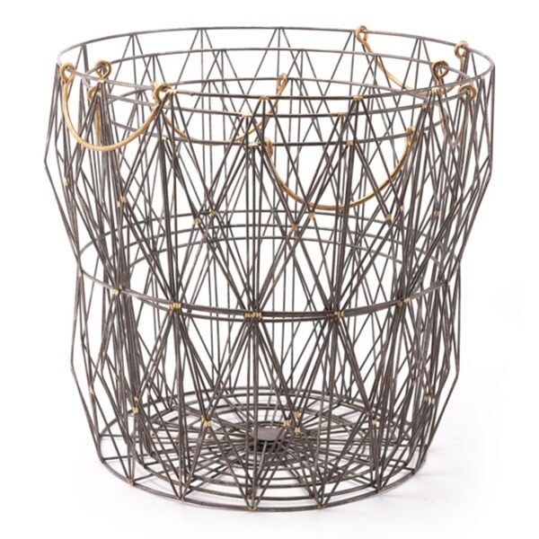 Set Of 3 Basket Antique