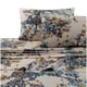 preview thumbnail 9 of 12, Solid/Printed 300 Thread Count Cotton Sateen Deep Pocket Bed Sheet Set Full - casablanca multi