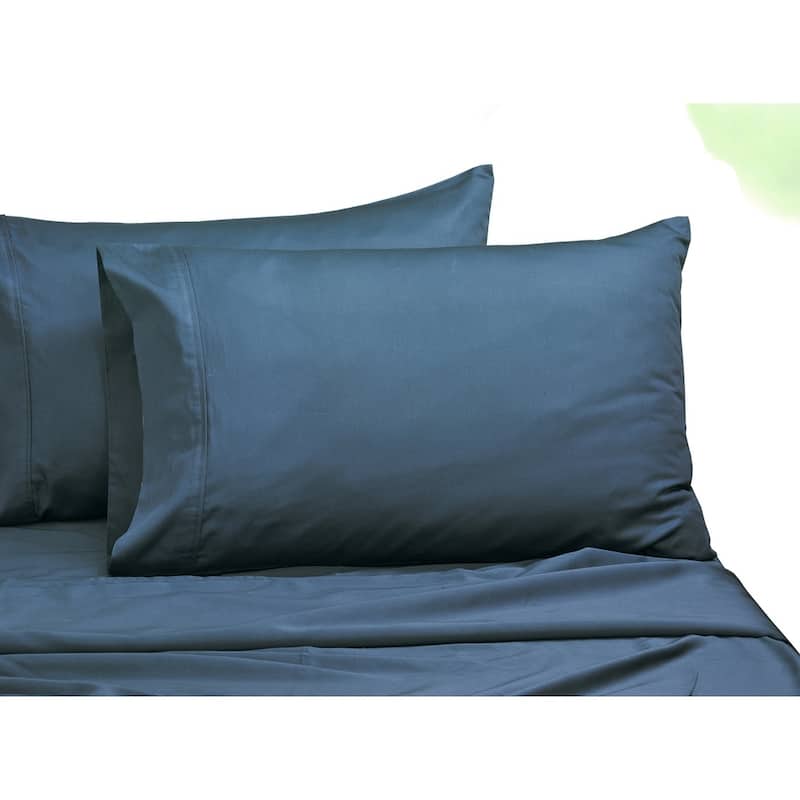 Solid/Printed 300 Thread Count Cotton Sateen Deep Pocket Bed Sheet Set