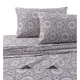 preview thumbnail 6 of 12, Solid/Printed 300 Thread Count Cotton Sateen Deep Pocket Bed Sheet Set