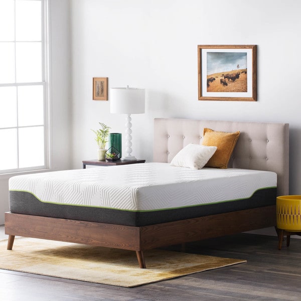 LUCID Comfort Collection 12-inch King-size Premium Support Memory Foam Hybrid Mattress