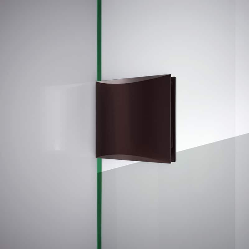 DreamLine Prism Lux 42 in. x 42 in. x 74 3/4 in. H Hinged Shower Enclosure and Shower Base Kit - 42" x 42" - 42" x 42"