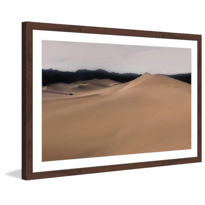 'Dunes of the Cape' Framed Painting Print - Multi-Color