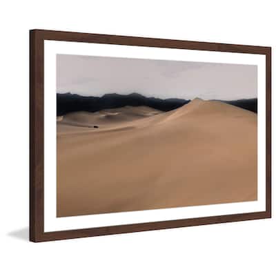 'Dunes of the Cape' Framed Painting Print - Multi-Color