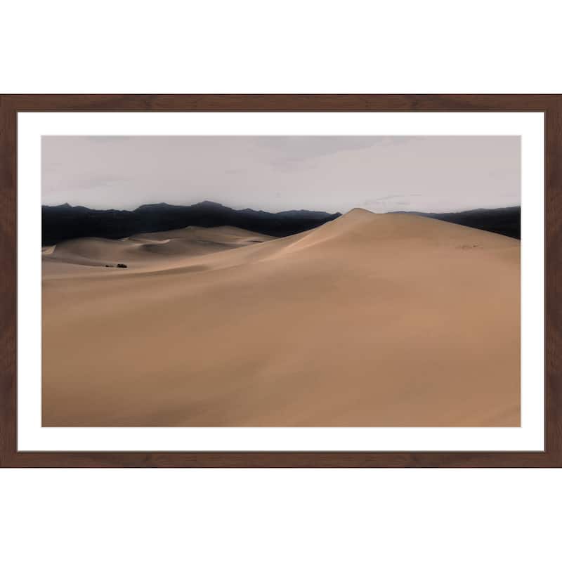 'Dunes of the Cape' Framed Painting Print - Multi-Color