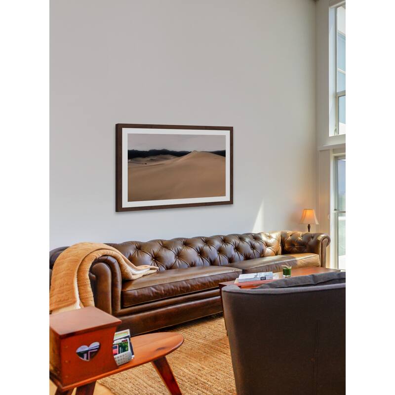 'Dunes of the Cape' Framed Painting Print - Multi-Color