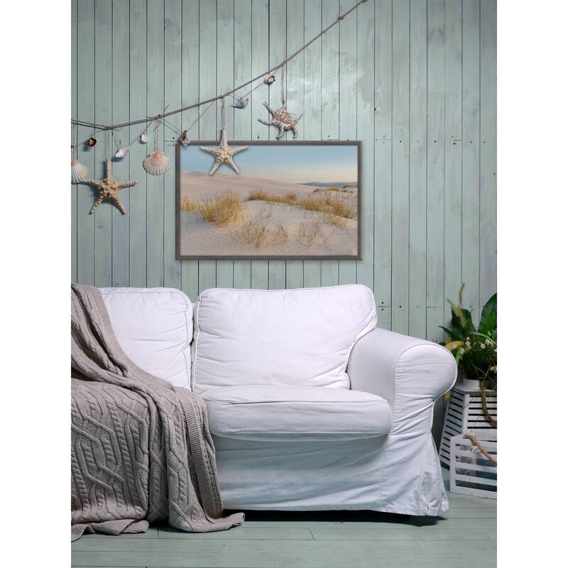 'The Tundra' Framed Painting Print - Multi-Color