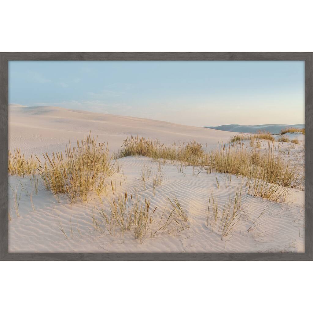 'The Tundra' Framed Painting Print - Multi-Color
