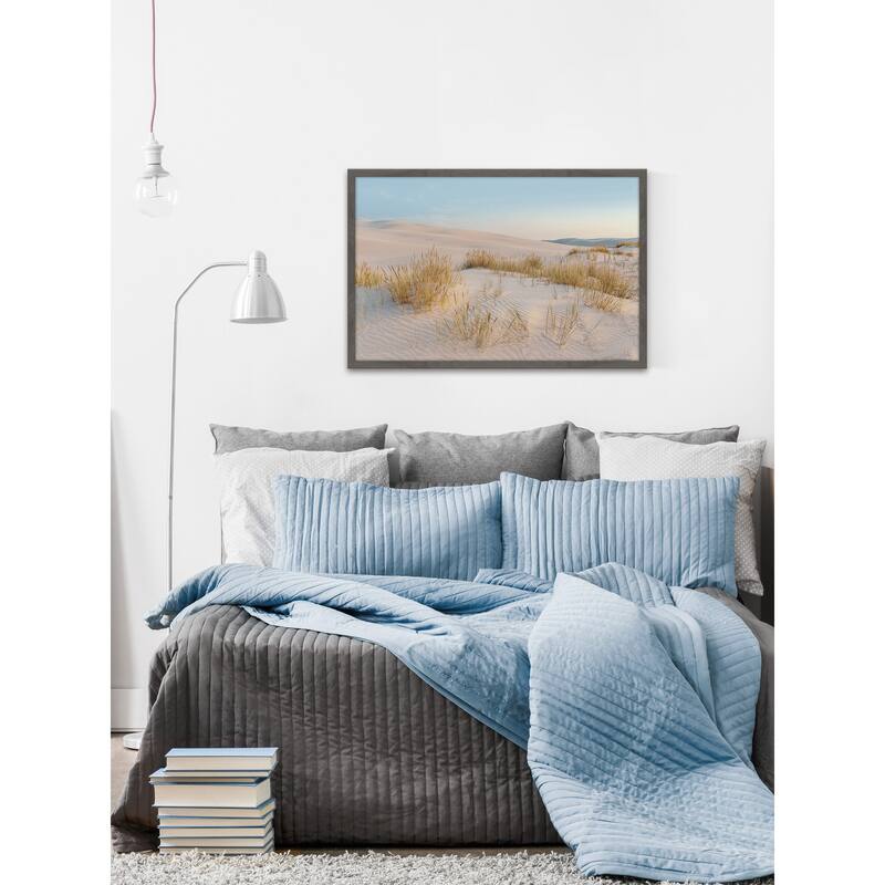 'The Tundra' Framed Painting Print - Multi-Color