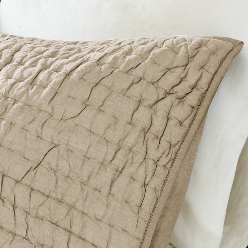 Madison Park Signature Serene Hand Quilted Cotton Quilt Set