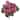 Geranium Artificial Bush UV Resistant (Set of 3)