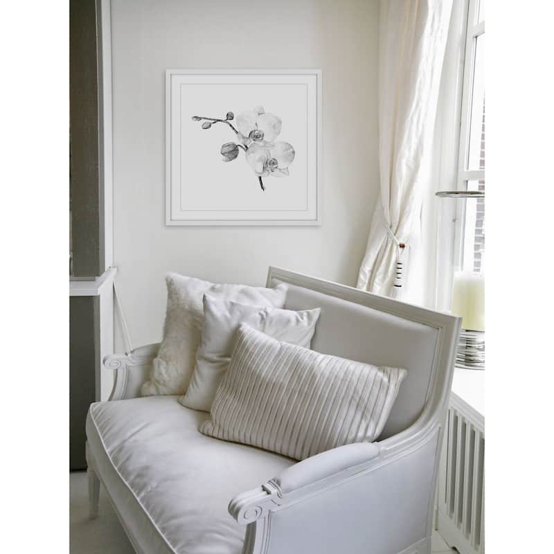 'Orchid II' Framed Painting Print - Multi-Color