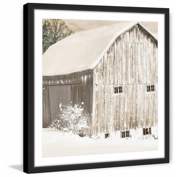 Marmont Hill - Handmade Winter Morning Framed Print. Opens flyout.