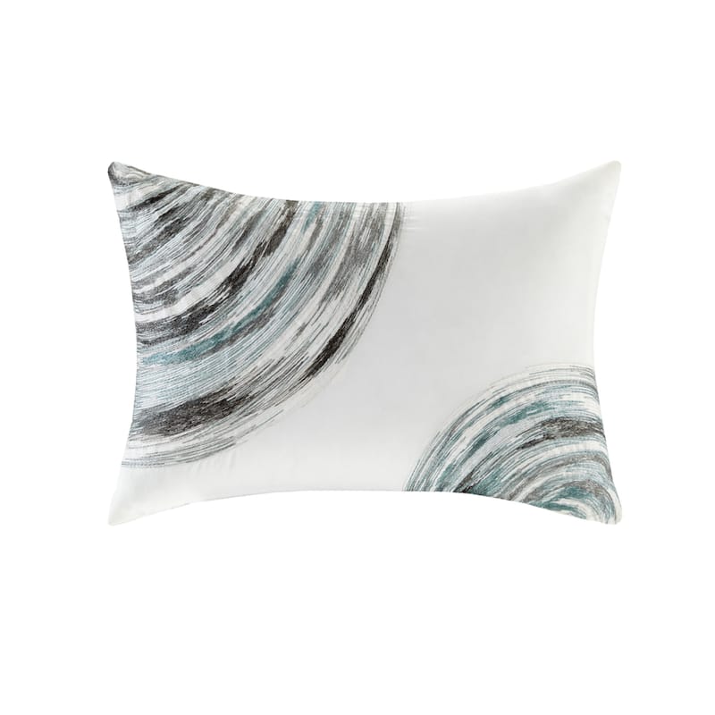 Madison Park Essentials Barret Aqua Comforter Set with Cotton Bed Sheets