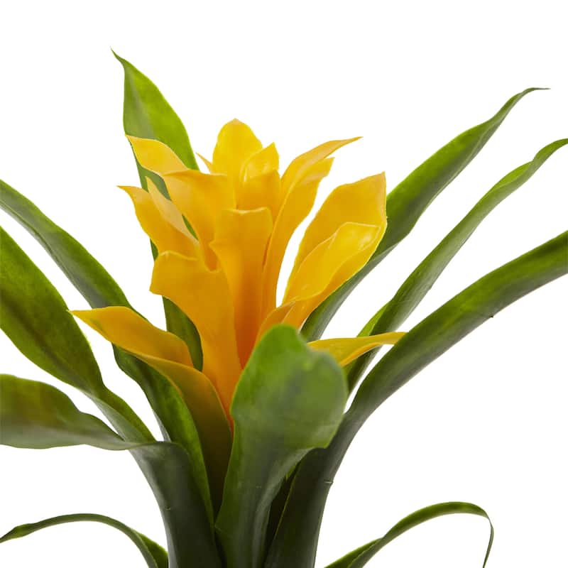 10" Bromeliad Artificial Flower (Set of 6)