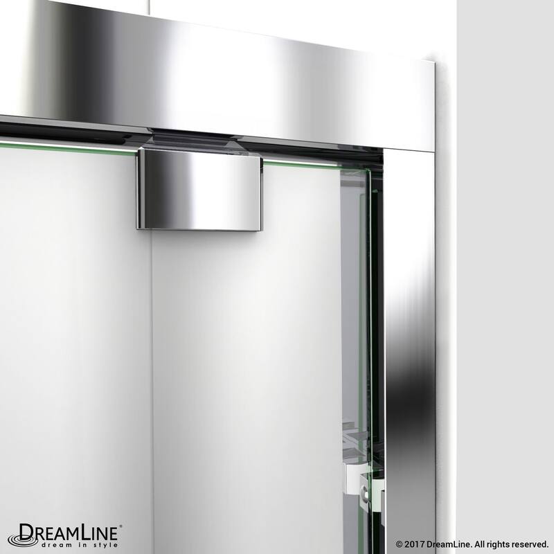 DreamLine Encore 30 in. D x 60 in. W x 78 3/4 in. H Bypass Sliding Shower Door and Shower Base Kit - 30" x 60" - 30" x 60"